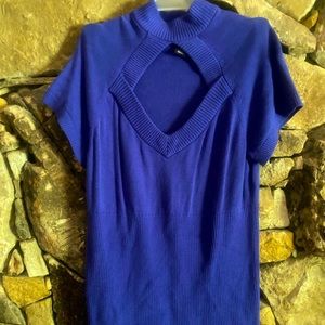 Blue Torrid Top with Cute Cutout Size 1